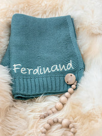 Mint Babydecke - Kuschelweich - bergkindl