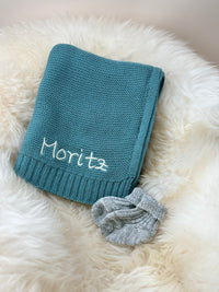 Mint Babydecke - Kuschelweich - bergkindl