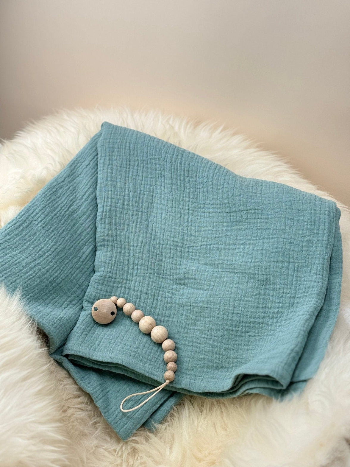 Musselin Babydecke mint aus (Bio)Baumwolle - bergkindl