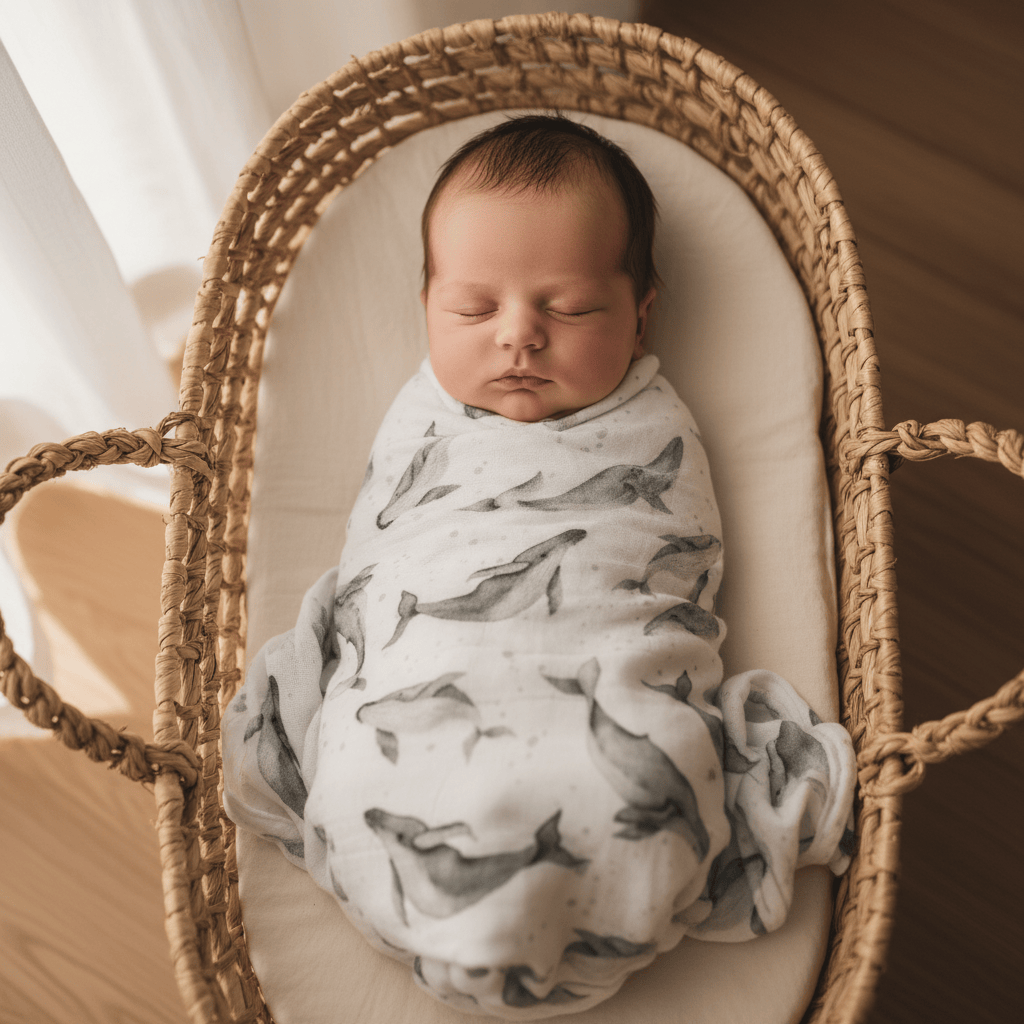 Ocean 2er Set Baby Musselintuch - Kuschelweich und Vielseitig