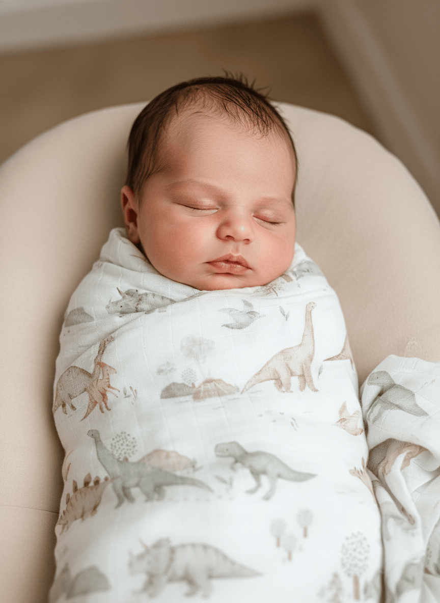 Dino Pucktuch - Musselintücher Baby