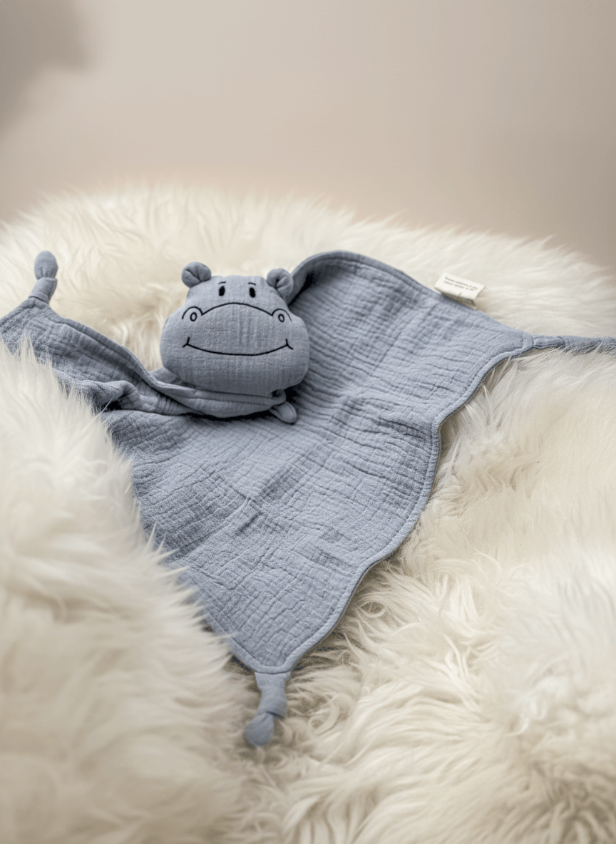 Hippo Schnuffeltuch - Schmusetuch ohne Namen