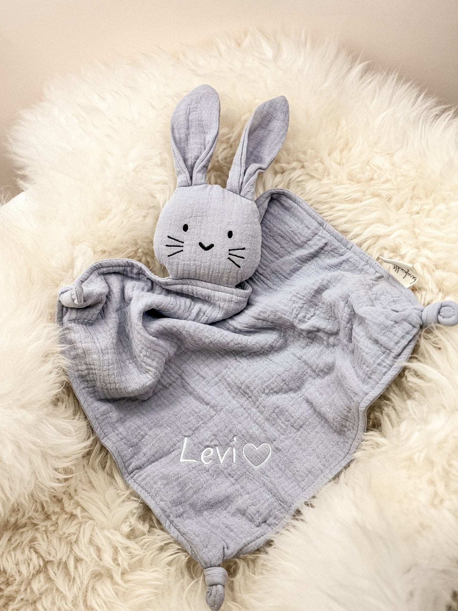 Schmusehase Grau - bergkindl