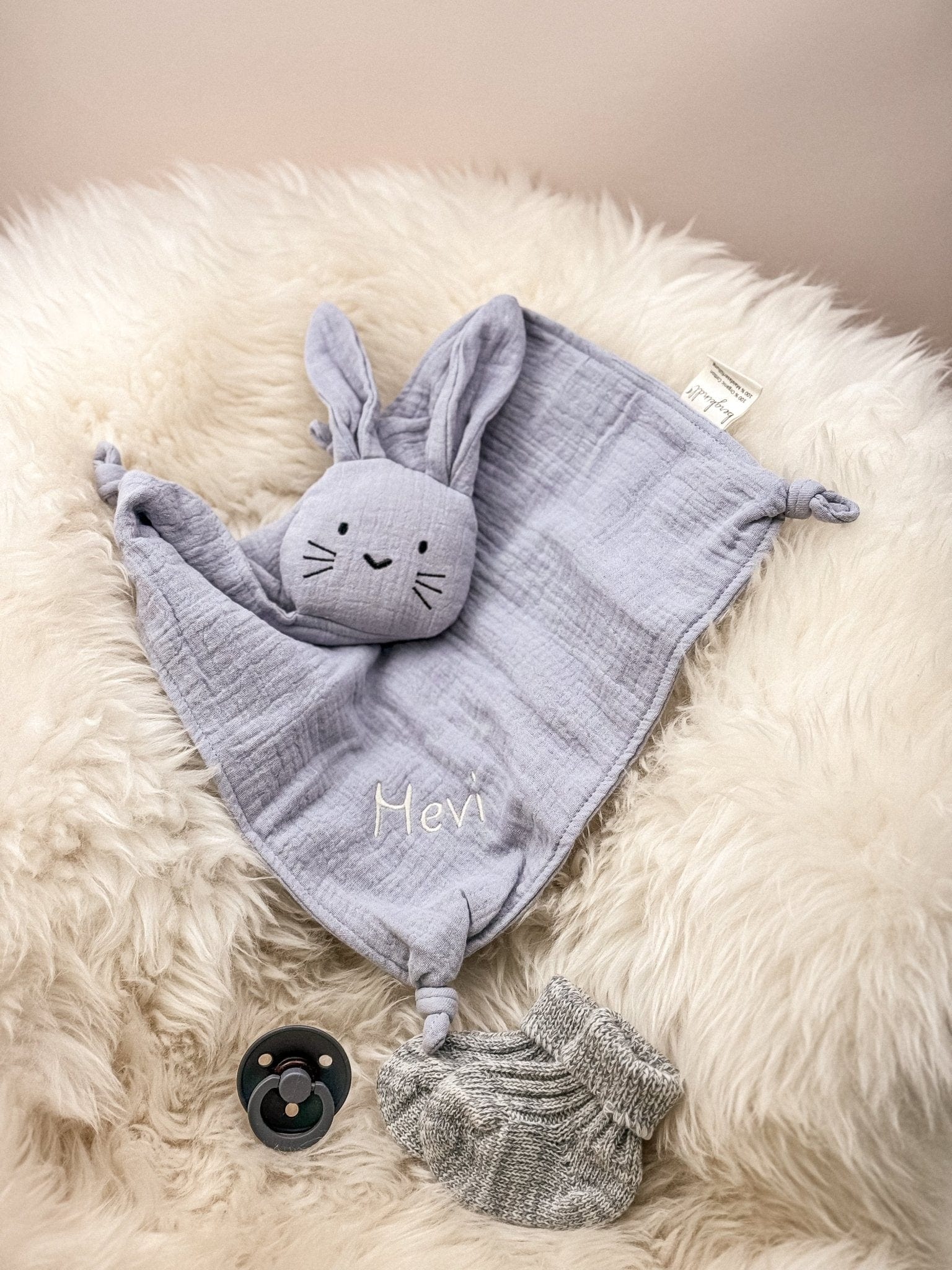 Schmusehase Grau - bergkindl