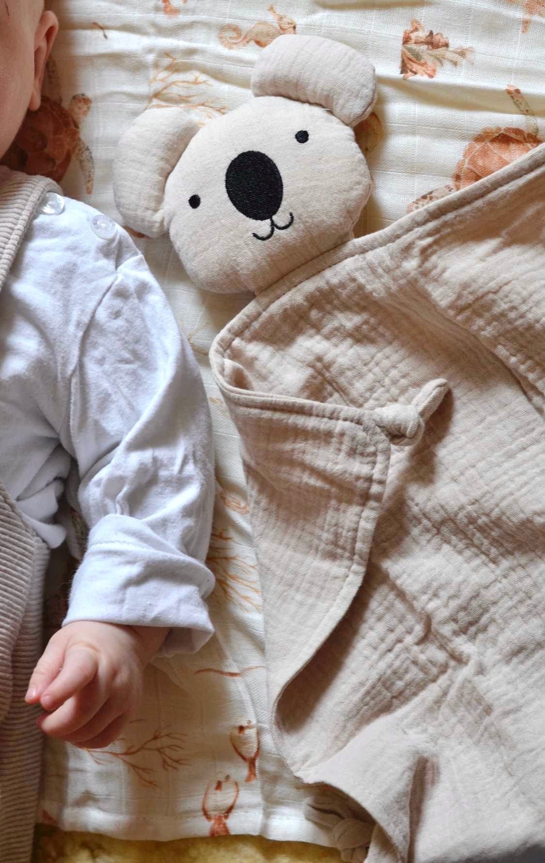 Schmusetuch -Schnuffeltuch Bio Musselin - bergkindl