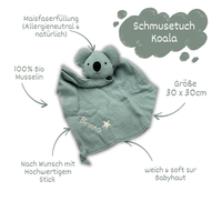 Schmusekoala Mint - Dein kuscheliger Lieblingsbegleiter aus Bio Musselin - bergkindl