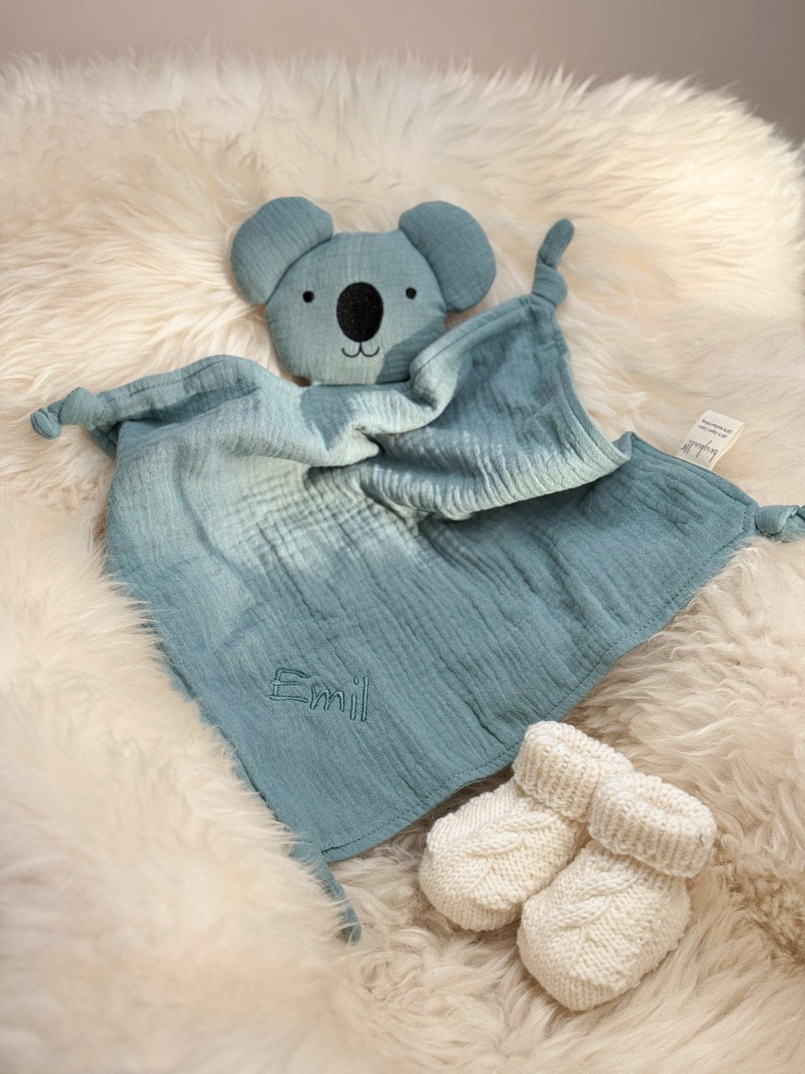 Schmusetuch - Schnuffeltuch Koala mit Namen