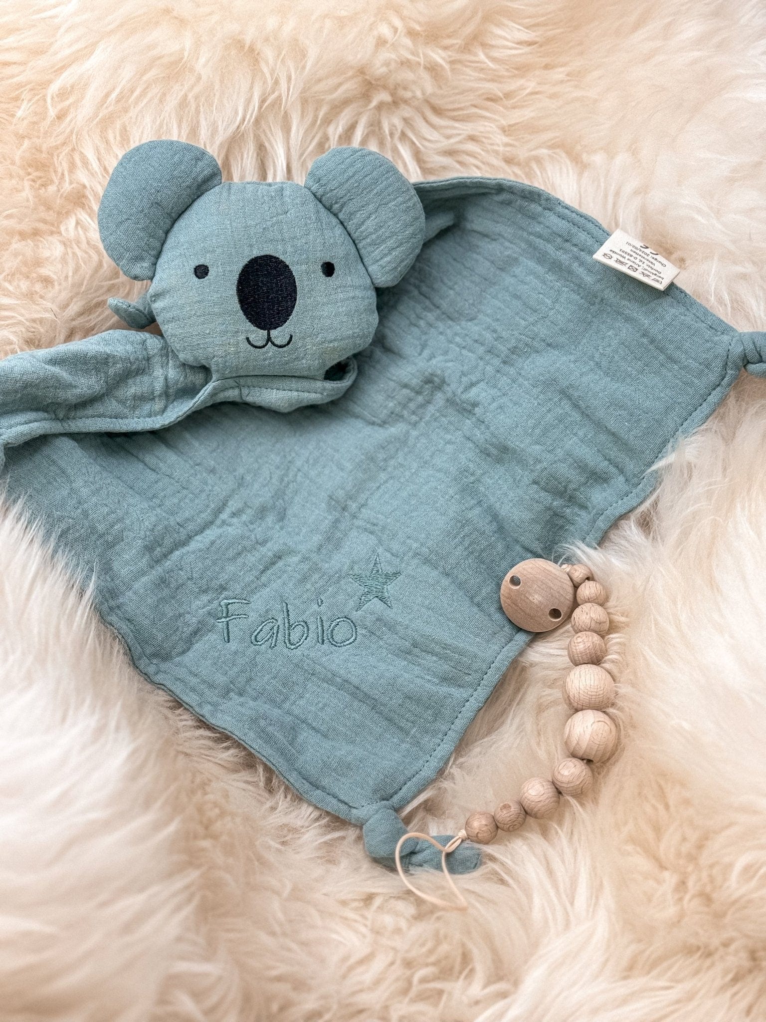  Bio Musselin - bergkindl - Schmusetuch - Schnuffeltuch