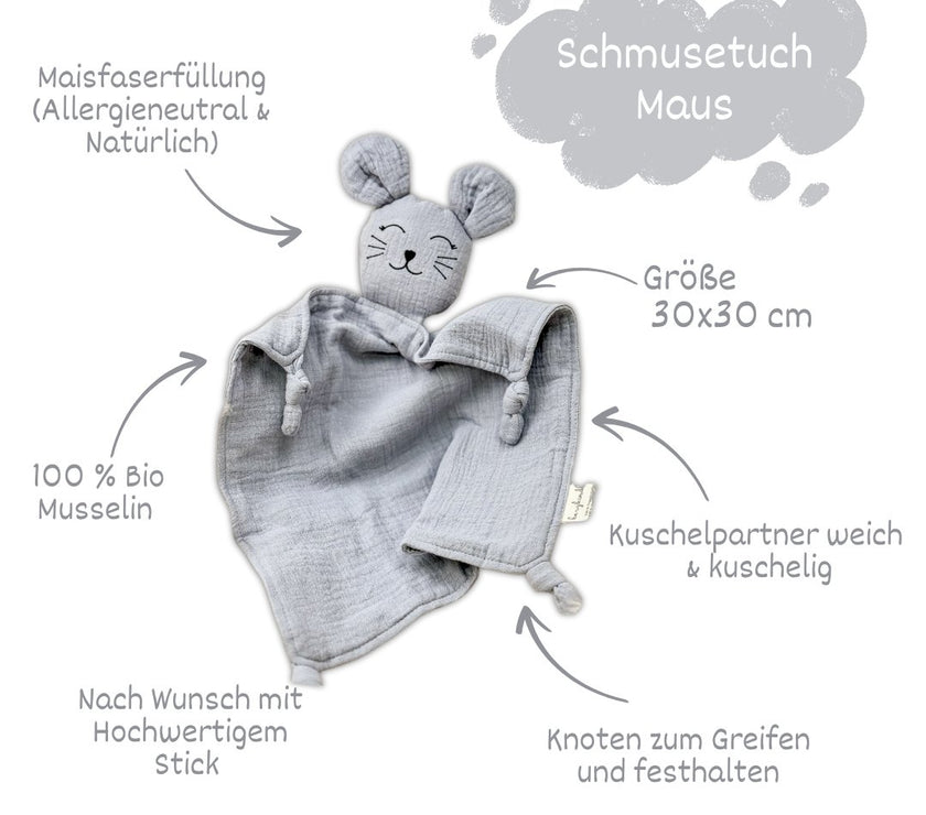 Schmusemaus grau - bergkindl