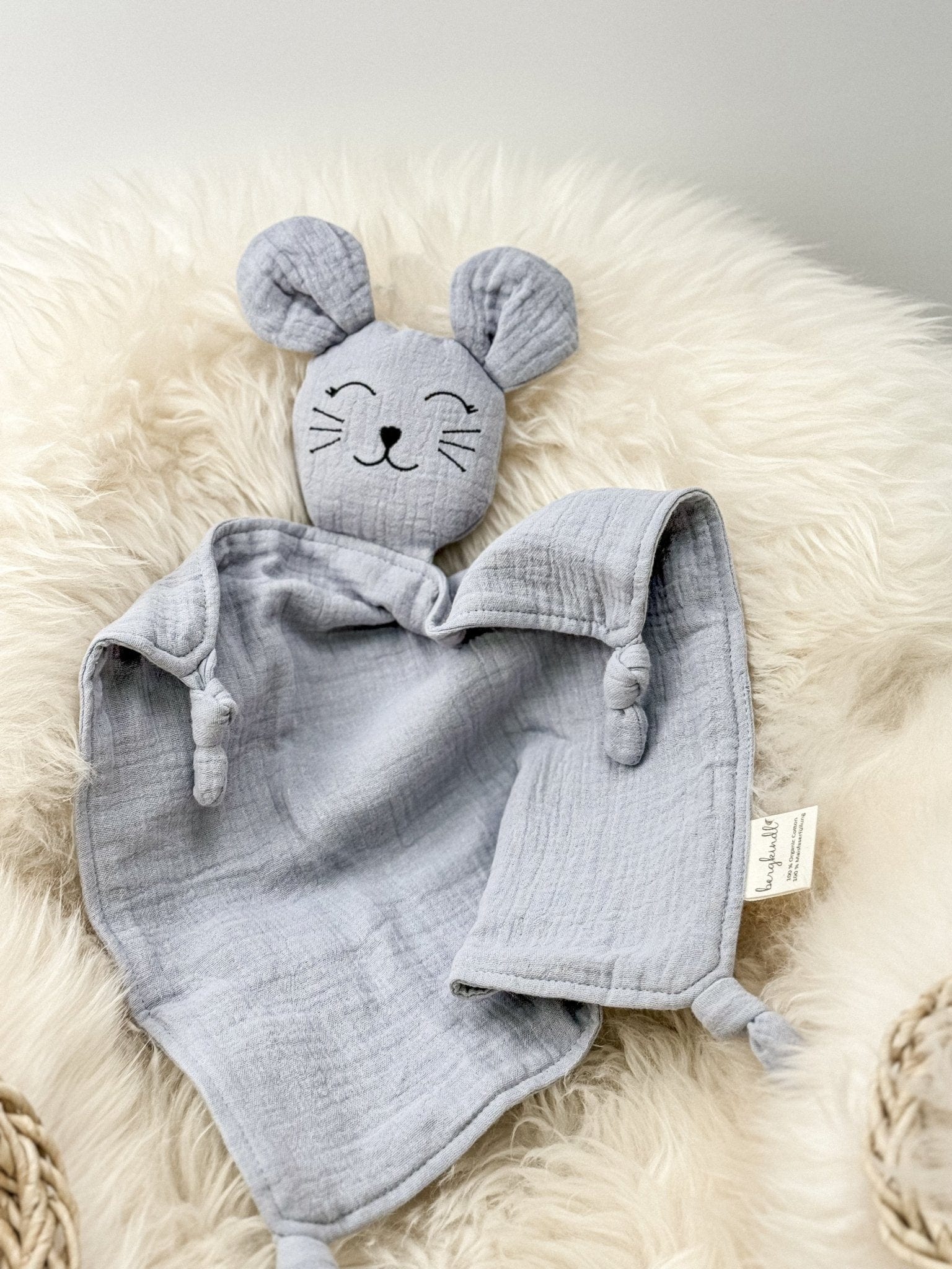 Schnuffeltuch - Schmusetuch - Maus ohne personalisierung