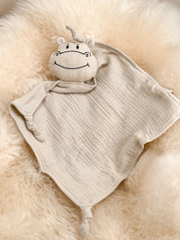 Schnuffeltuch Hippo Creme - bergkindl