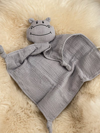 Schnuffeltuch Hippo grey - bergkindl
