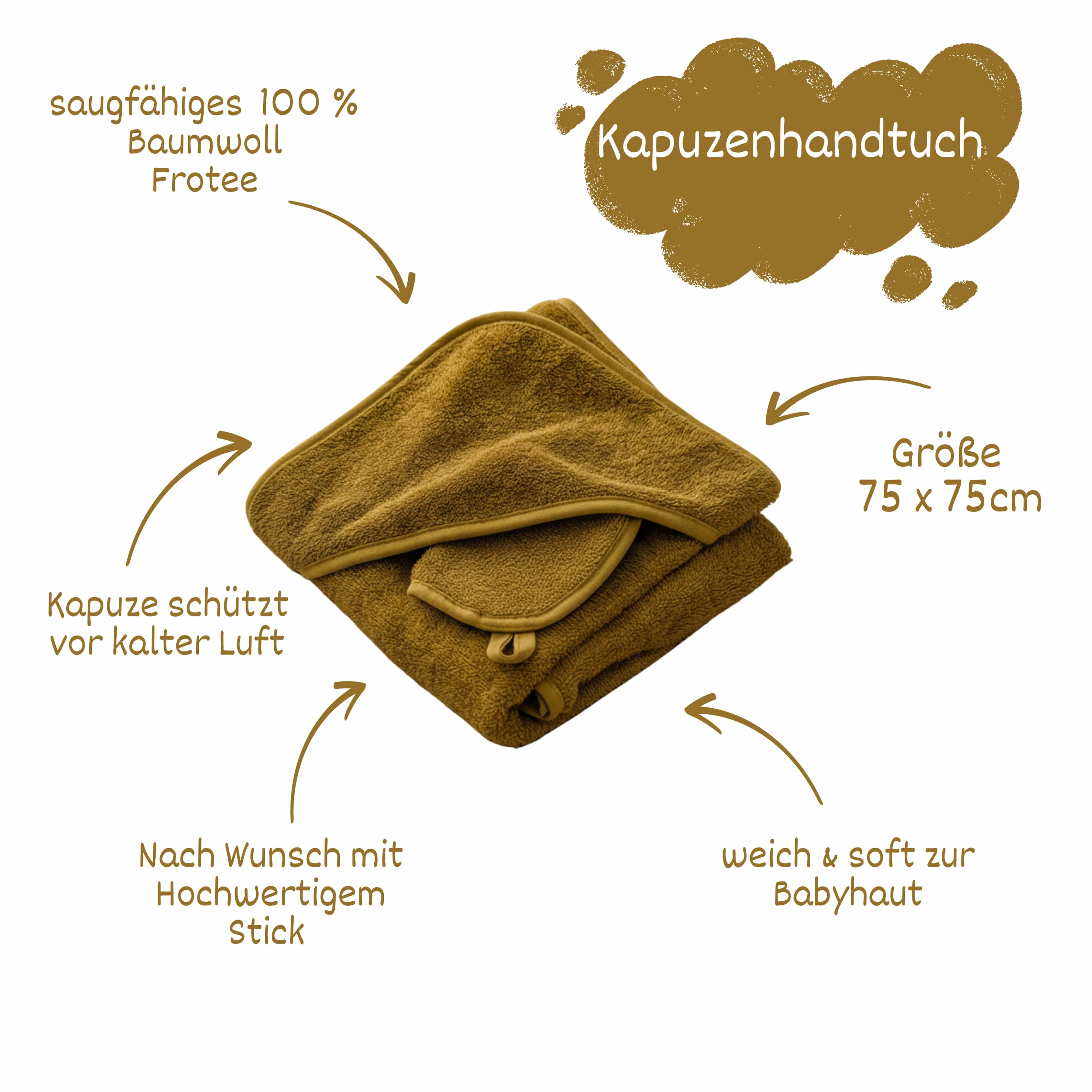 Babyhandtuch Baden Chai Tea