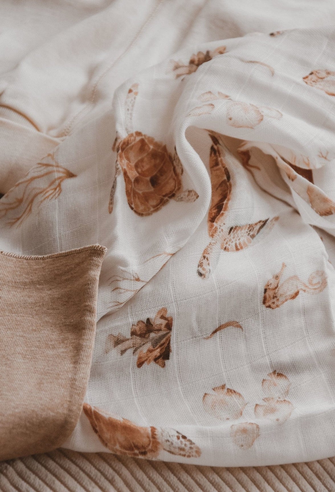  Musselintücher Baby - Kuschelweich im Turtle look