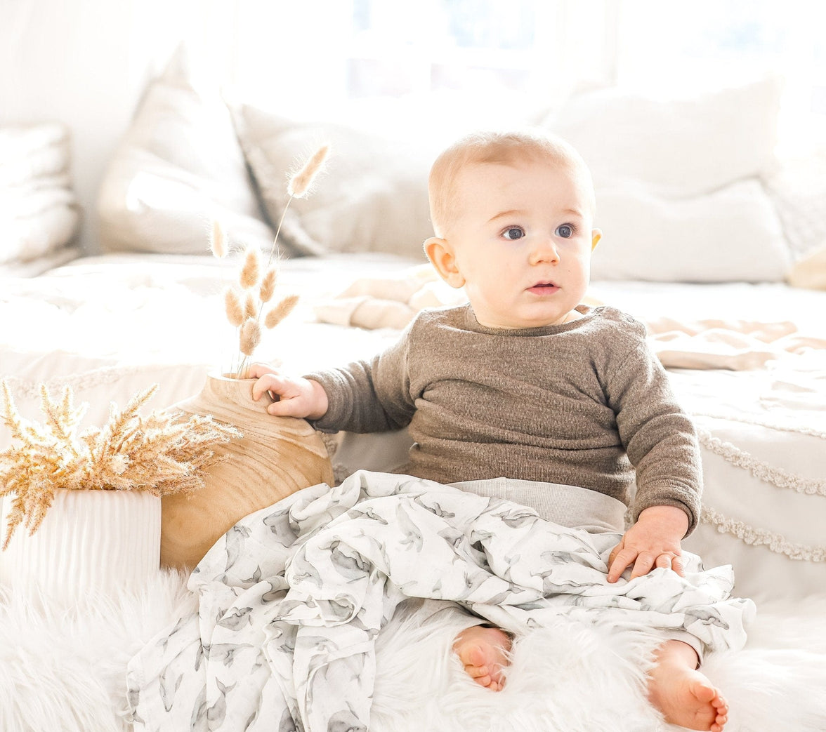 Wal Baby Musselintuch - Kuschelweich und Vielseitig - bergkindl