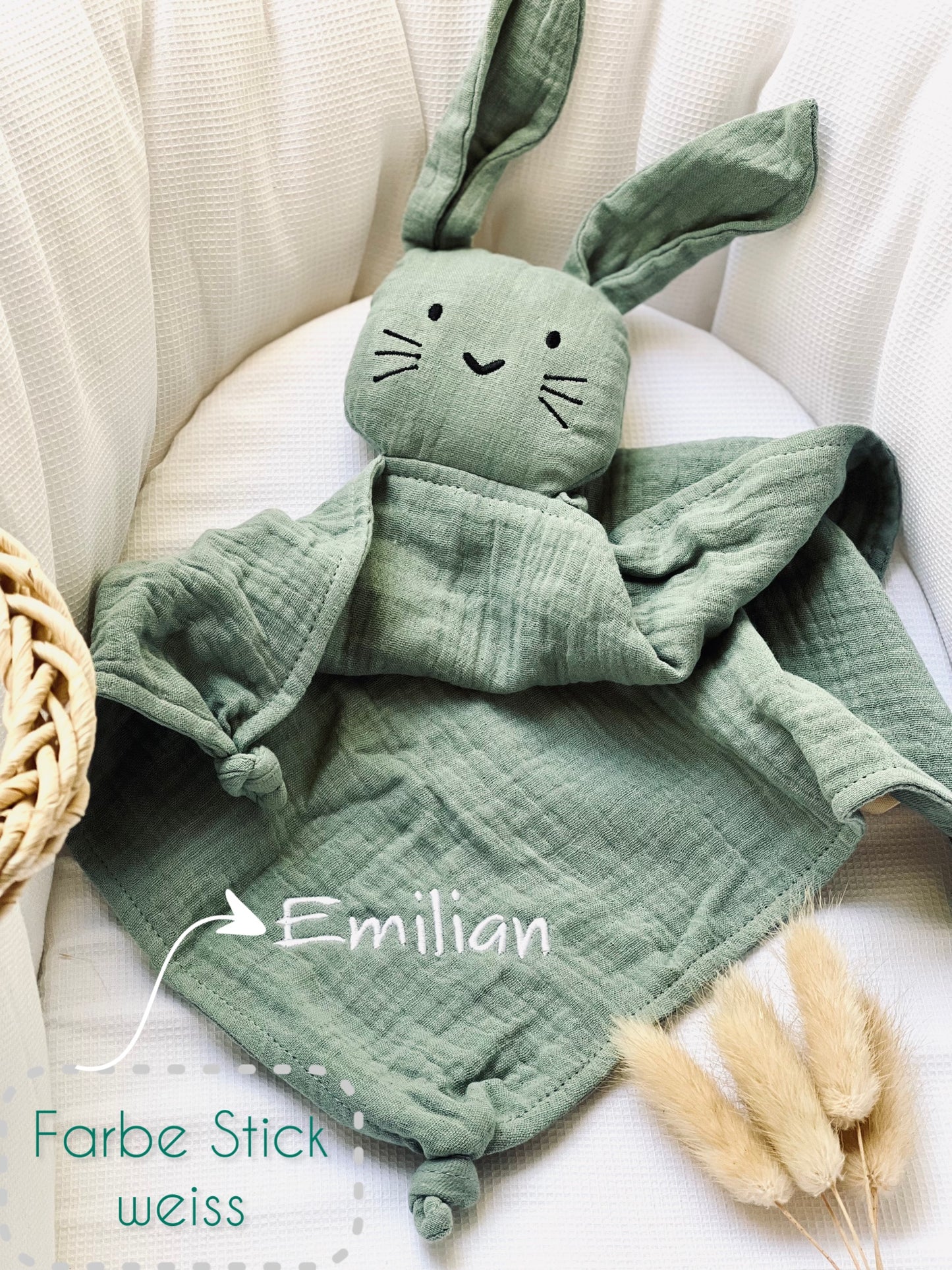 cuddle cloth bunny  mint